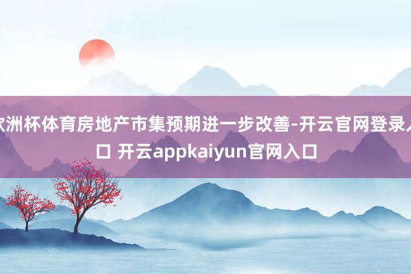 欧洲杯体育房地产市集预期进一步改善-开云官网登录入口 开云appkaiyun官网入口